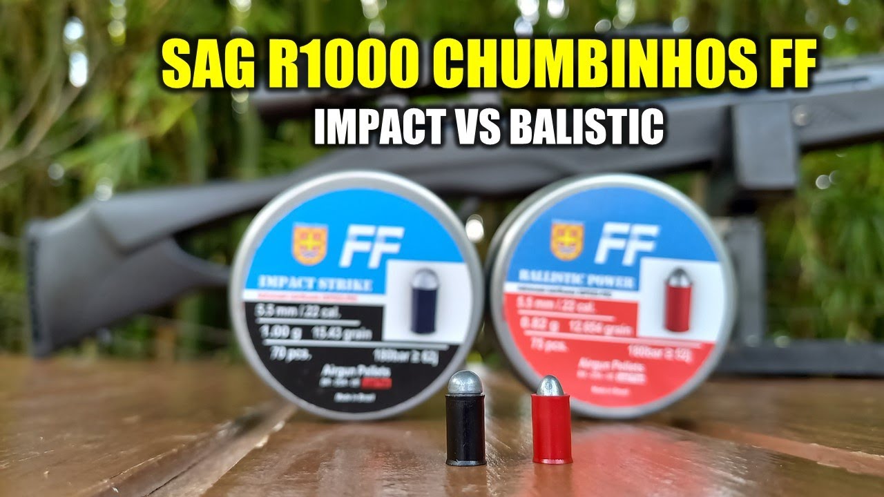 CHUMBINHO FF BALISTIC vs IMPACT STRIKE - SAG R1000 5.5 - SOTEIO 4 LATAS