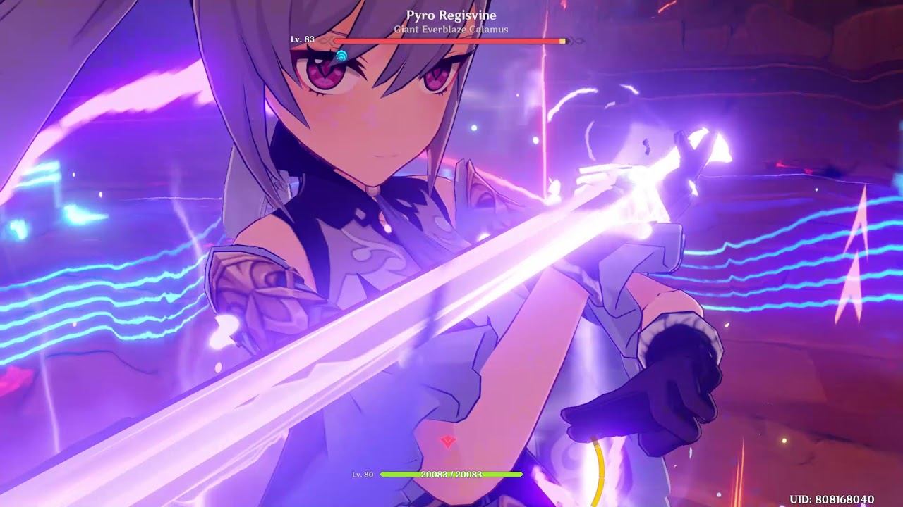 GENSHIN IMPACT | KEQING VS Pyro Regisvine SPEEDRUN in 1 window