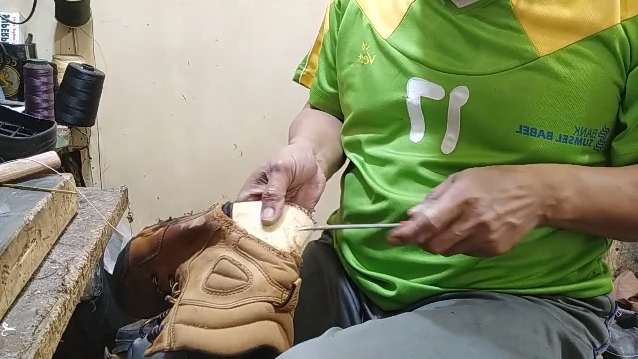 cara merubah size, sepatu safety dari no 44 ke no 40