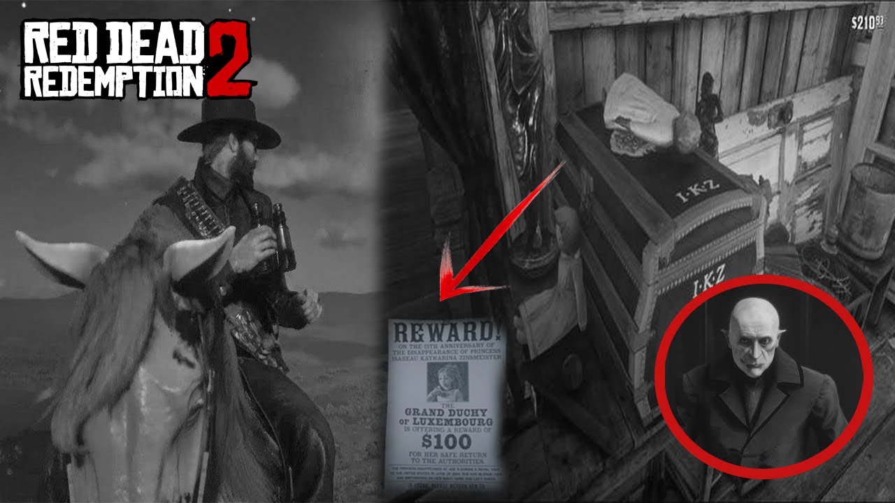 4 Secretos terror&iacute;ficos en Red Dead Redemption 2 |ExsusGamer9 x Night Tale
