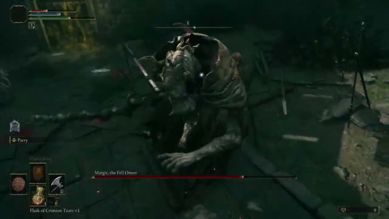 Defeating Margot for the first time.