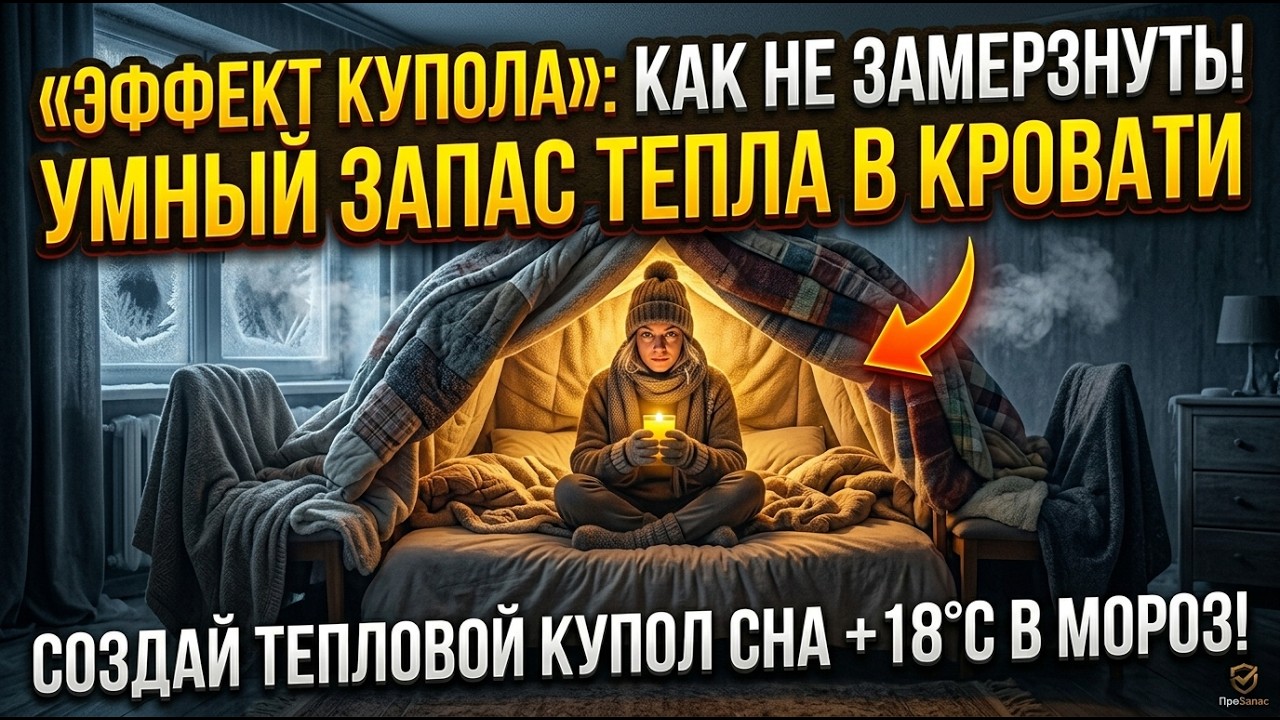 Отключили СВЕТ И ТЕПЛО — вот что реально спасает! Выживание в городе зимой