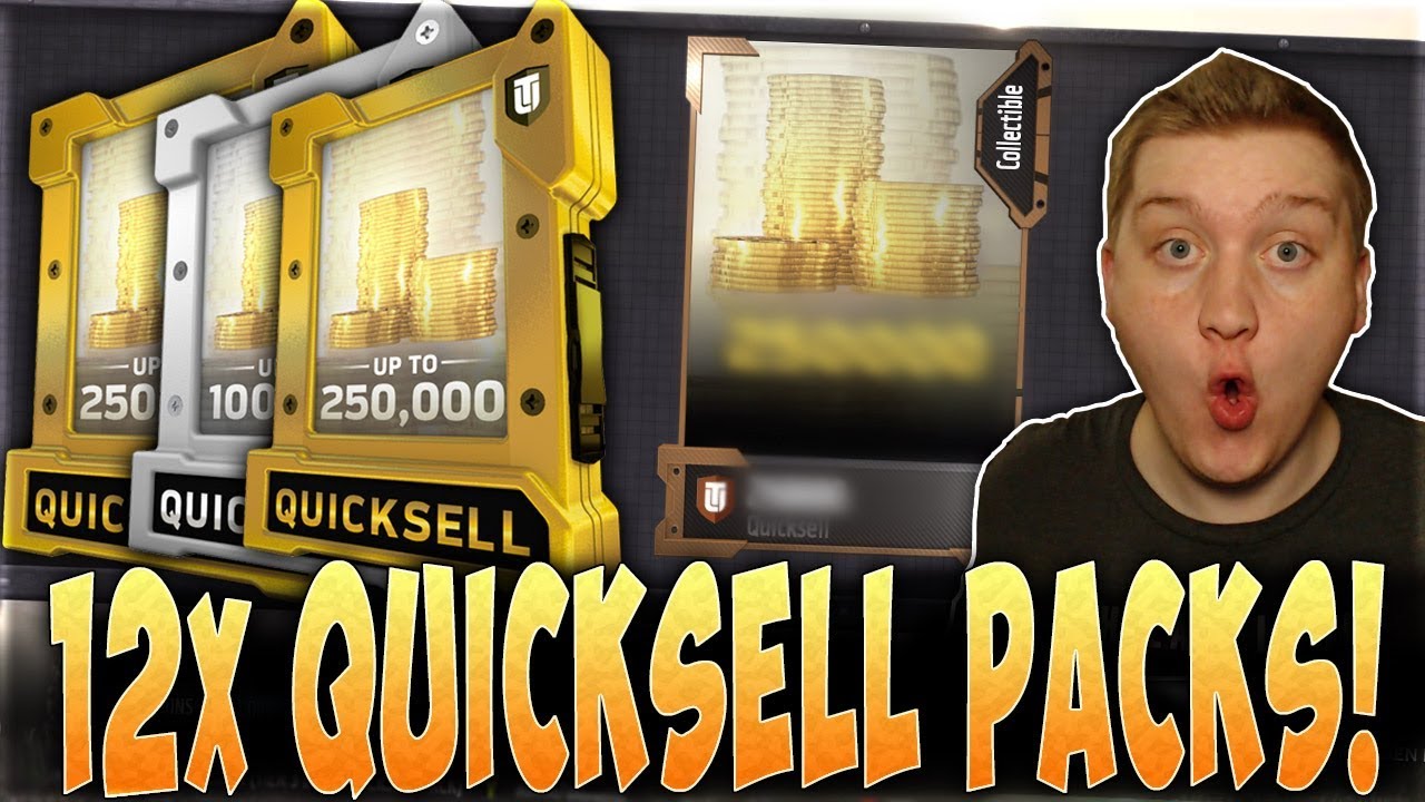 WOW! 12 QUICKSELL PACKS! | OVER 1 MILLION COINS POSSIBLE! | MUT 18 QUICKSELL PACK OPENING