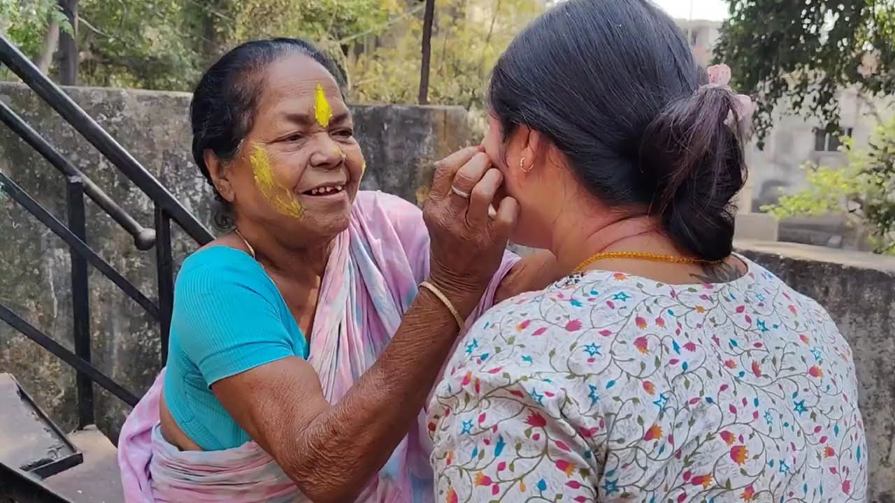 family full masti holi 😂 / #happyholi  #traditional #festival