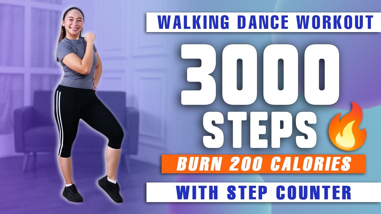Walking Dance Workout  3000 Langkah! Bakar Sampai 200 Kalori Dirumah Aja
