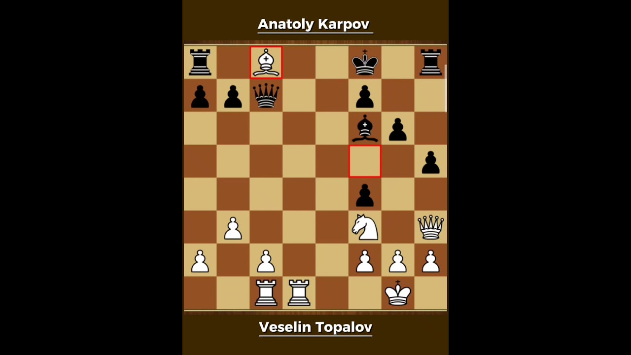 Veselin Topalov vs Anatoly Karpov◉NAO Masters Cannes 2002-Aggression Meets Precision on the Riviera