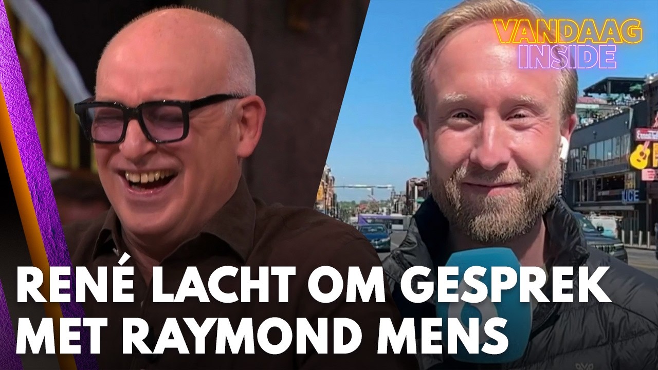 Ren&eacute; van der Gijp lacht om gesprek met Raymond: &lsquo;10 minuten praten met iemand die we niet verstaan!&rsquo;