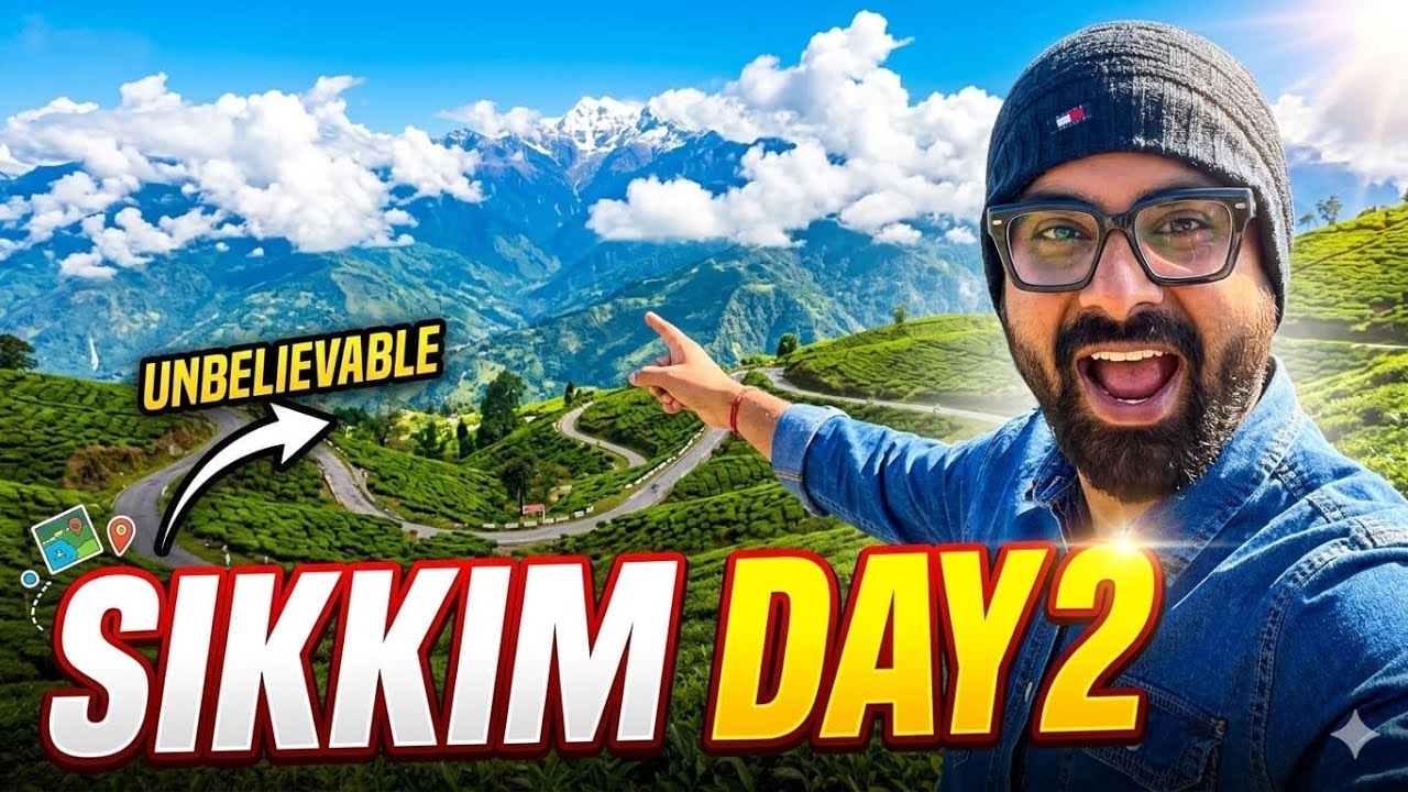 Sikkim Day -2 vlog unbelievable roads ⚠️