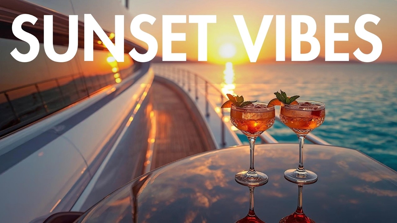 22 MIN Warm Tropical Deep House 🌴 Sunset Yacht Vibes | Relaxing Instrumental (No Vocals)