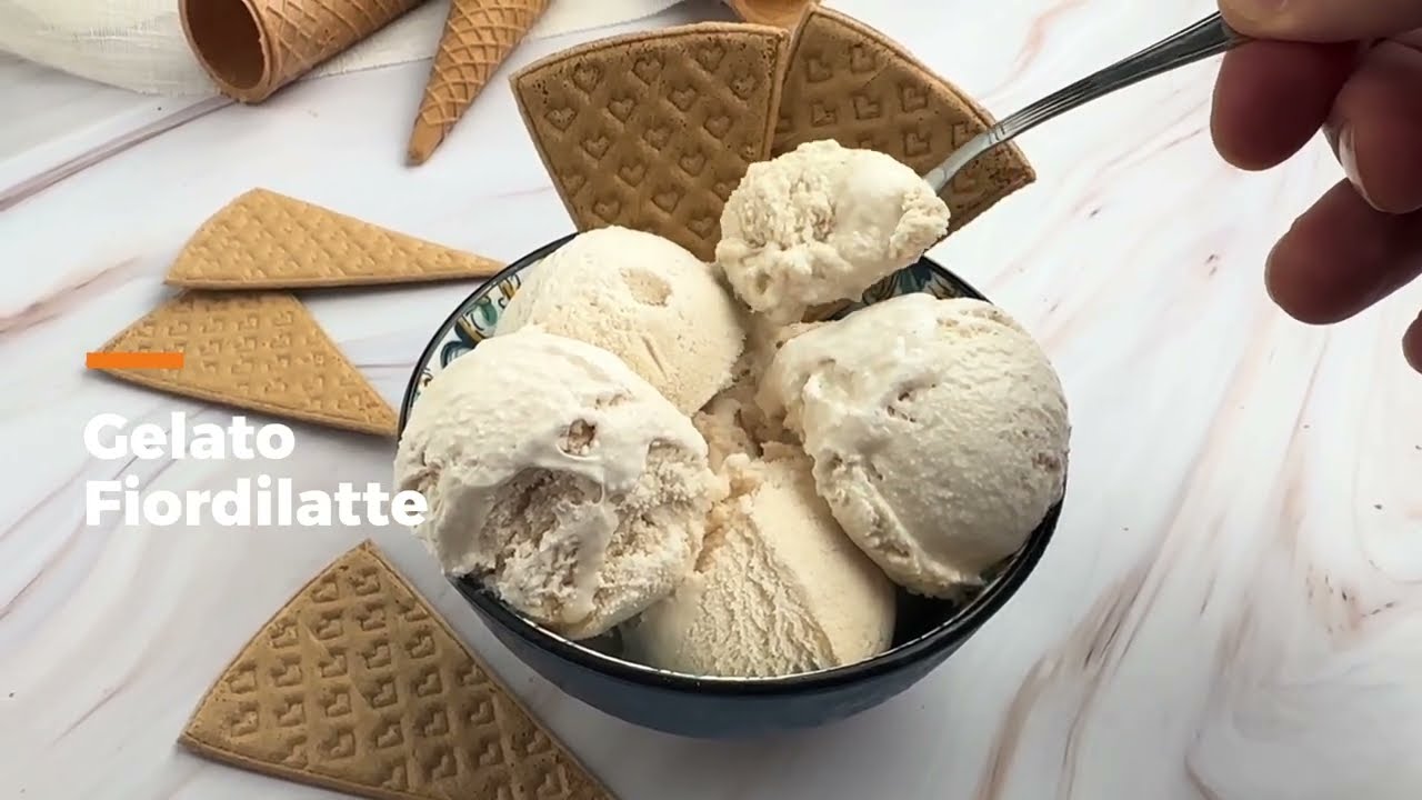 Hai la gelatiera? NON farti sfuggire questa RICETTA: GELATO FIORDILATTE, il pi&ugrave; buono e semplice!