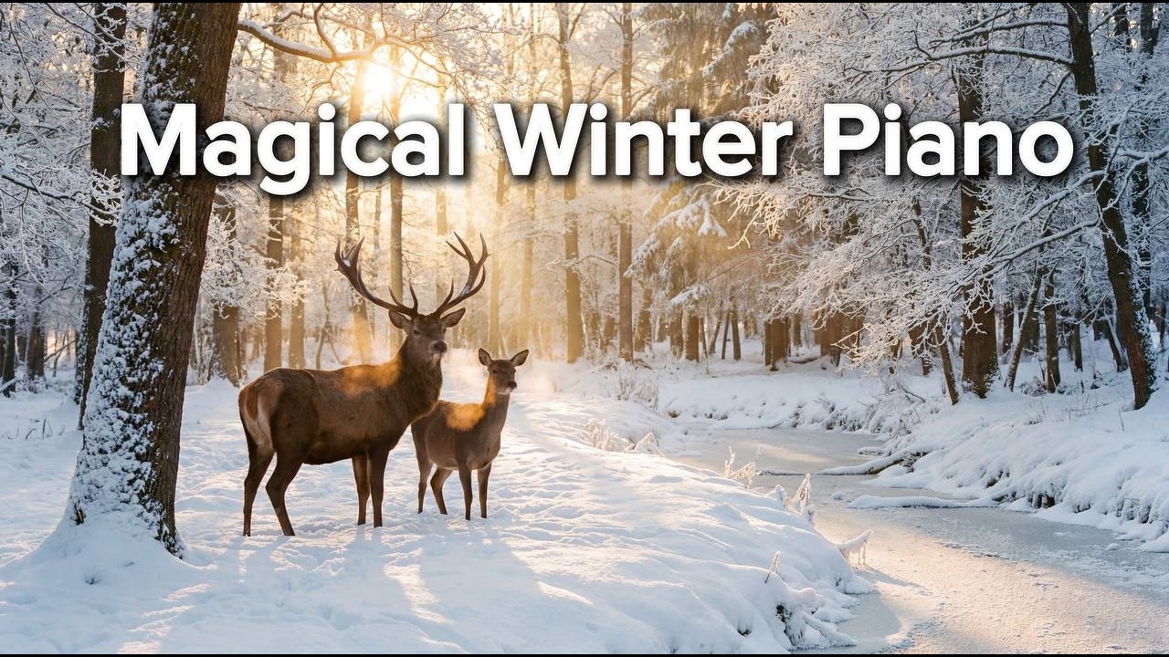 Winter Forest Piano | Pure Relaxing Piano Music for Stress Relief & Mindfulness