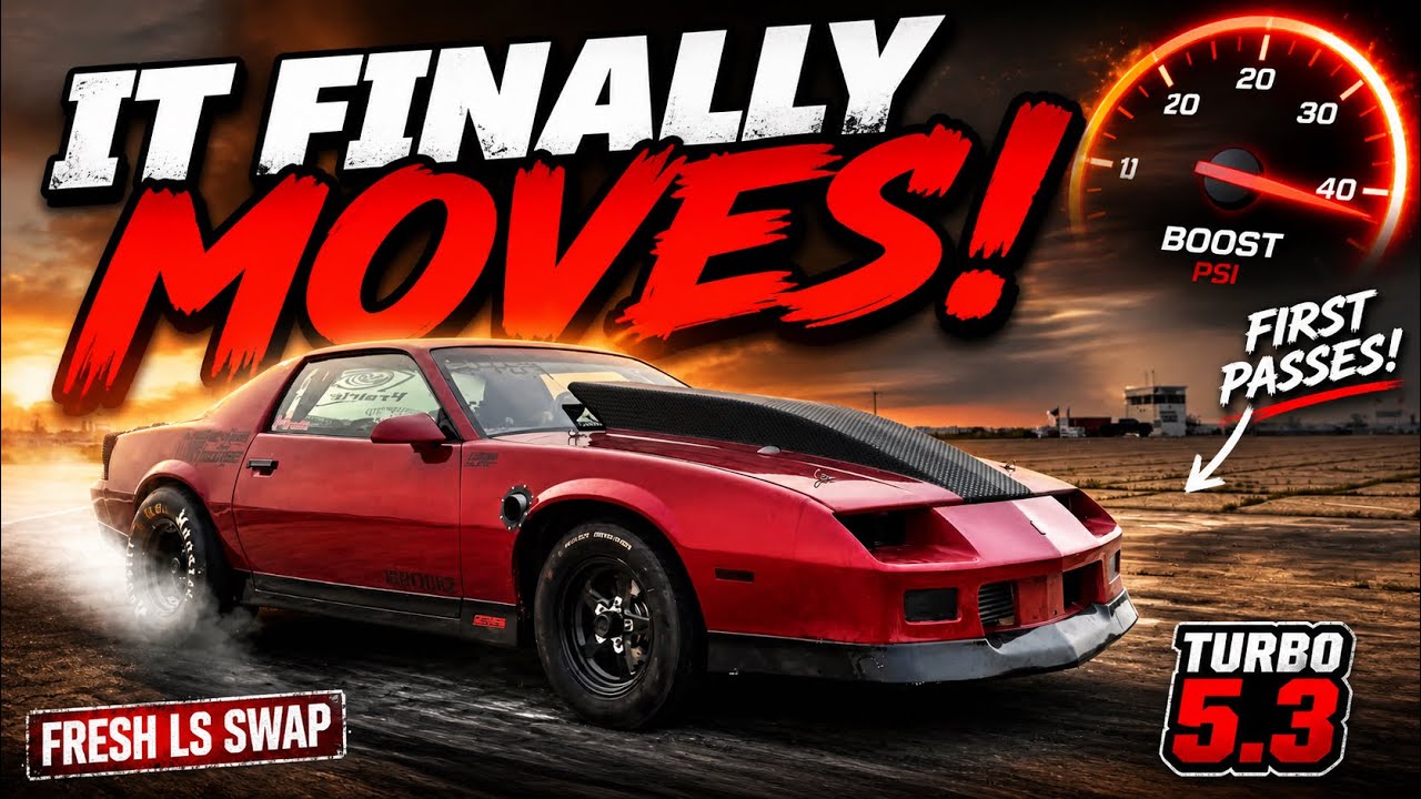 Third Gen Camaro Drag Car | TURBO 5.3LS FIRST TEST PASSES!!! | VLOG EP: 30