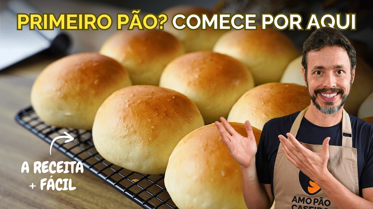 PRIMEIRO P&Atilde;O? A receita mais f&aacute;cil para iniciantes