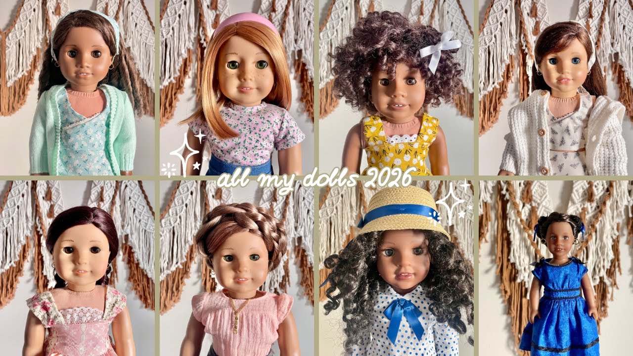 Вся моя коллекция кукол American Girl | 2026