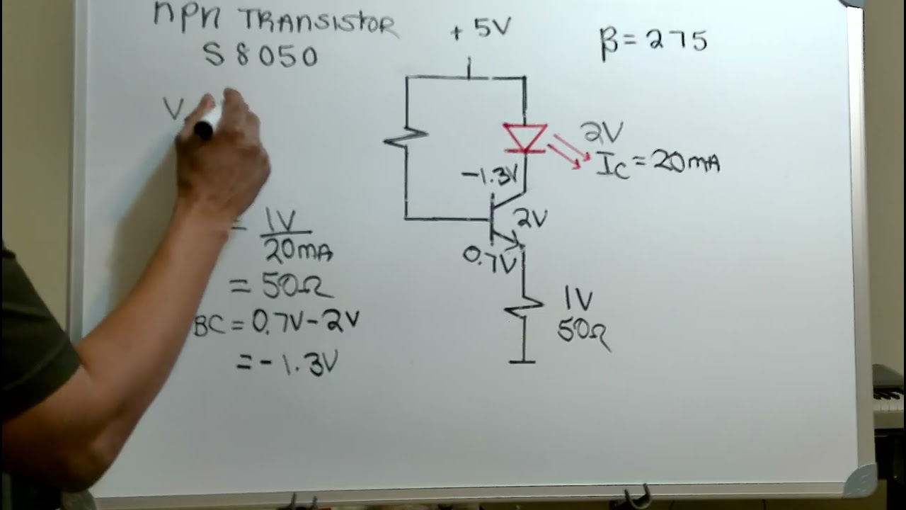 NPN Transistor Led Circuit!