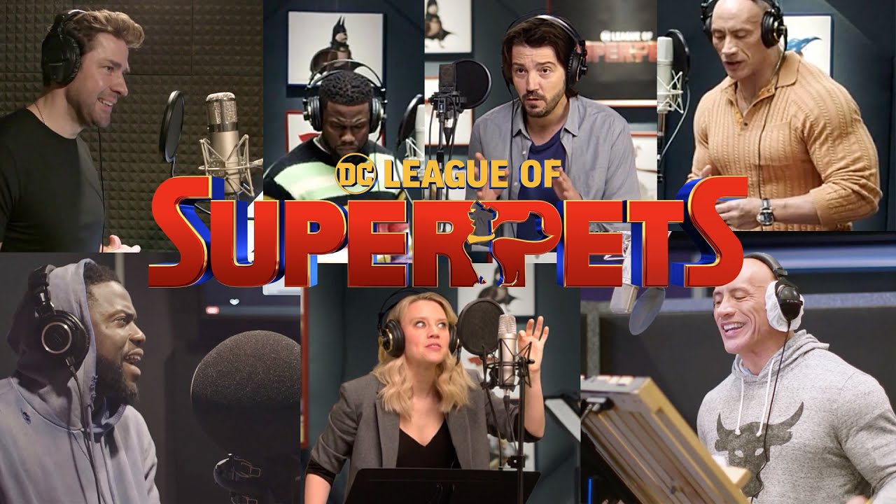 DC League of SuperPets 2022 - Behind The Voices #dcleagueofsuperpets #kevinhart #dwaynejohnson