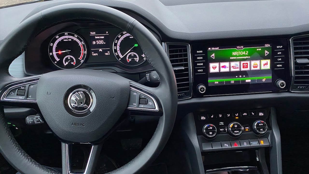 Skoda Kodiaq 2020 - разбор эргономики авто (куда жать-то?)
