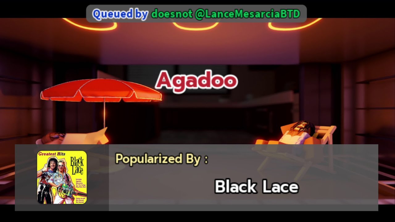 Agadoo by Black Lace (Dan's Karaoke)