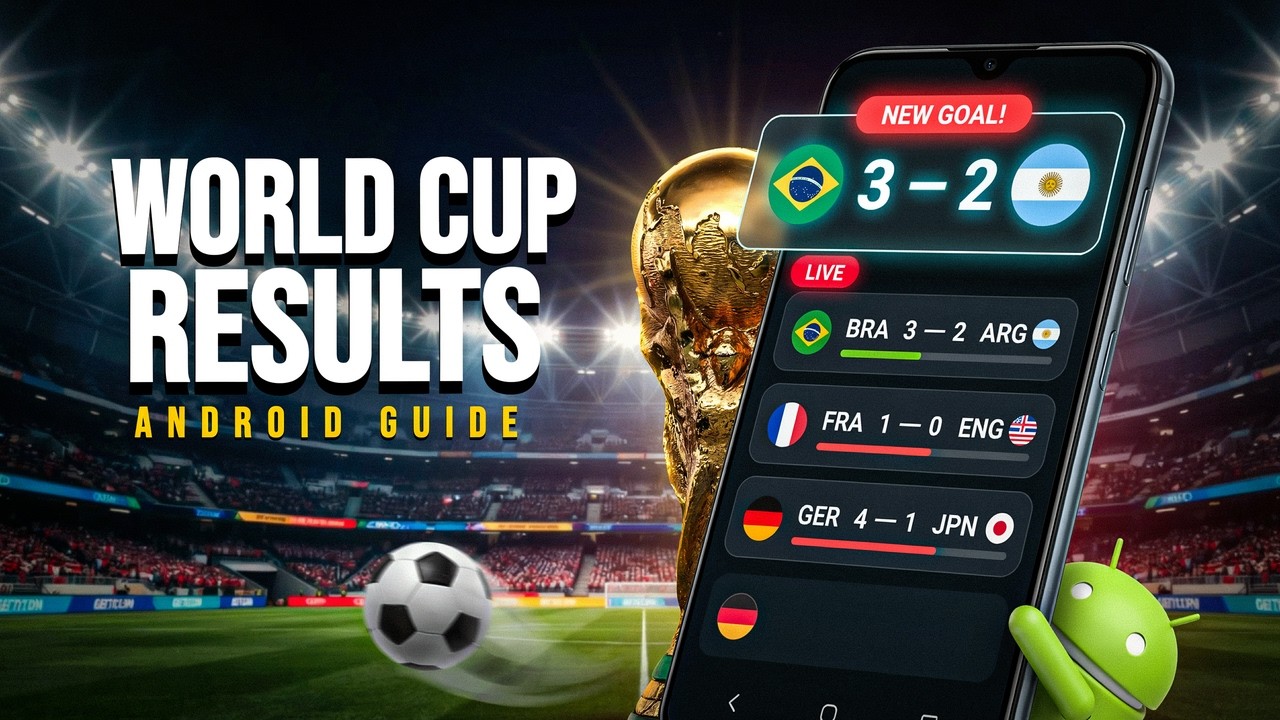 How to Follow FIFA World Cup Results on Android Phone Step by Step