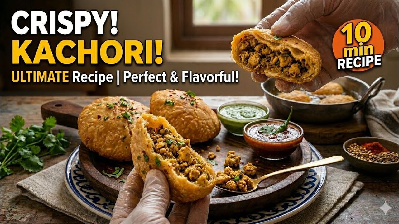 Khasta Chicken Kachori Recipe |Easy Ramzan Special Recipe | Bazar wali Crispy Chicken Kachori Recipe