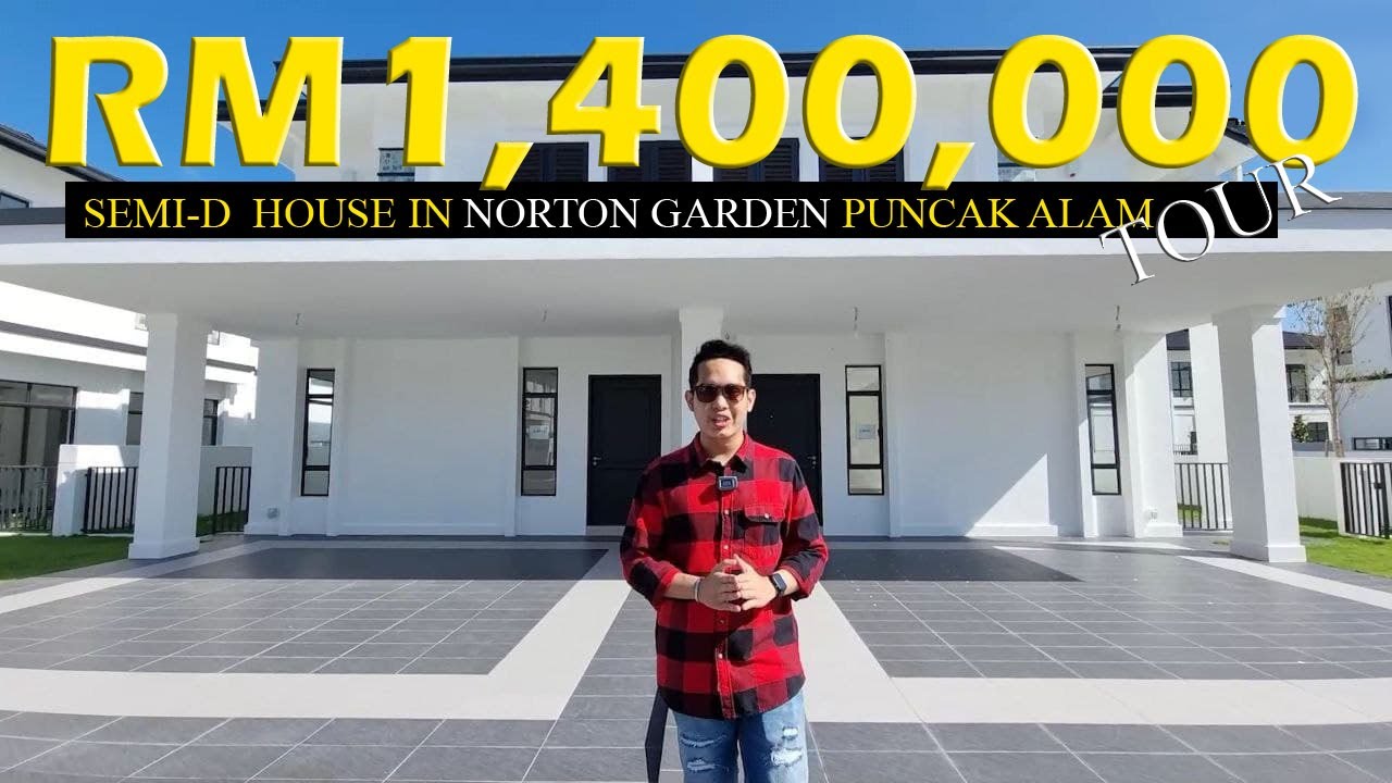 1st Agent to Sell Semi-D END LOT Norton Garden !! ECO GRANDEUR Puncak Alam