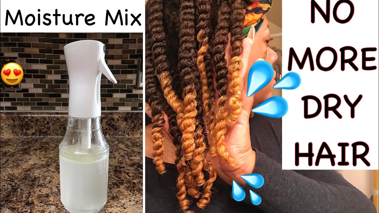 NO MORE DRY HAIR!! How to Make a Moisturizer 💦  | Natural Hair Moisture Mix