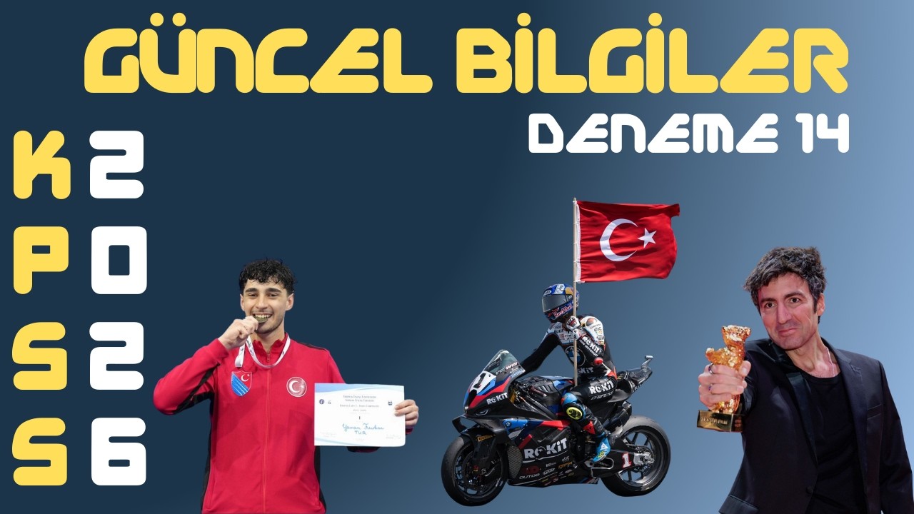 KPSS 2026 GÜNCEL BİLGİLER SORU ÇÖZÜMÜ - 14 | LİSANS - ÖN LİSANS - ORTAÖĞRETİME UYGUNDUR