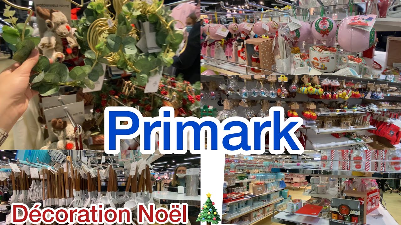 PRIMARK ARRIVAGE NOUVELLE COLLECTION NOËL 🎅🎄DÉCORATION