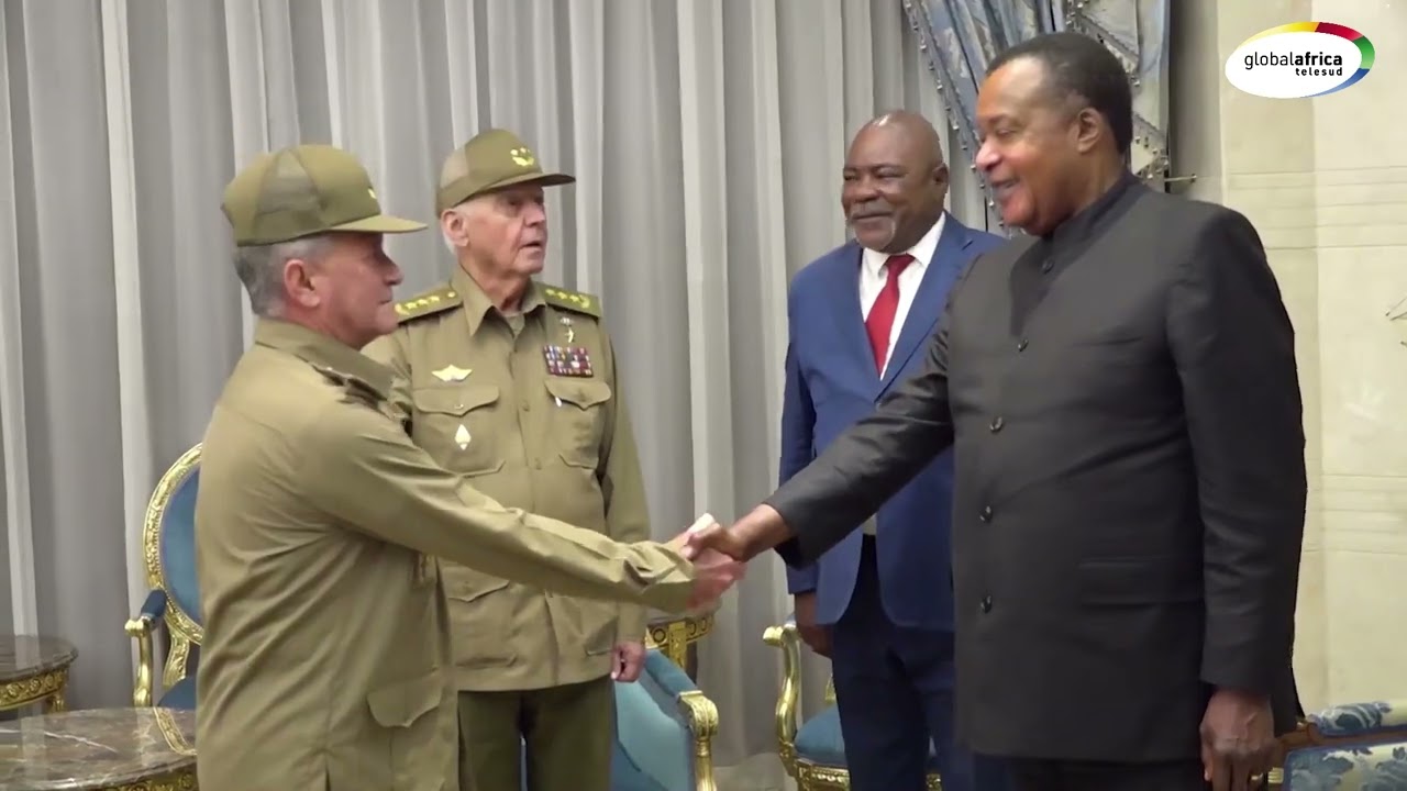 Congo/Cuba: Denis Sassou-Nguesso souhaite renforcer la coop&eacute;ration militaire entre les deux pays