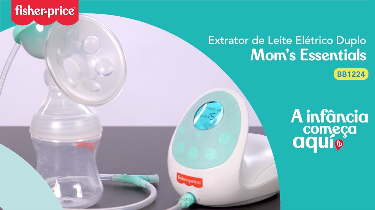 Bomba tira Leite Elétrica Dupla Mom's Essentials | Fisher-Price™