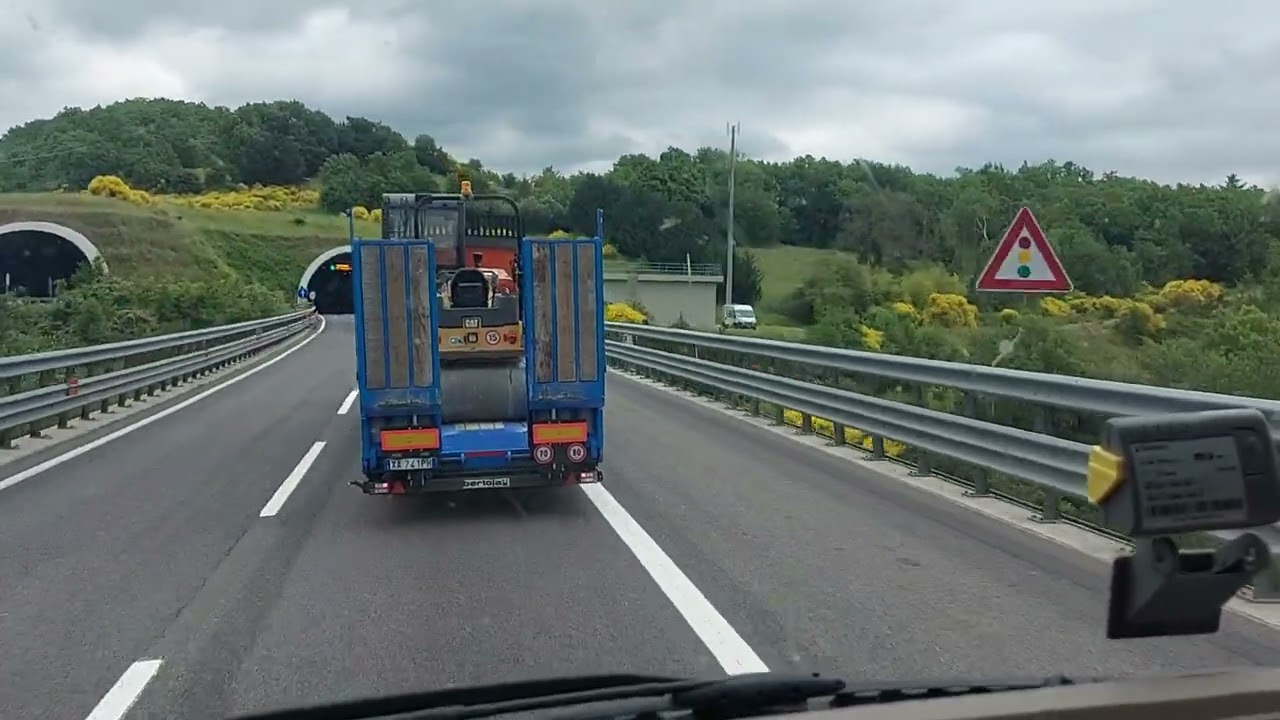 Viaggio da Barberino a Bologna sul autostrada del sole