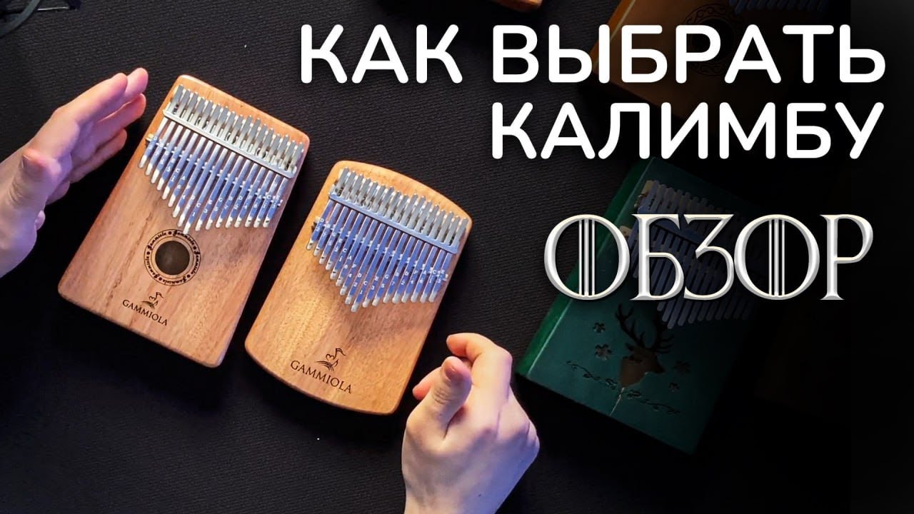 Как выбрать КАЛИМБУ | Обзор Калимба GAMMIOLA | Калимба До Мажор C-Dur 17 язычков