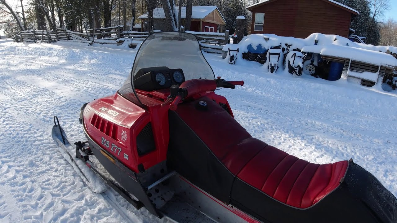 Polaris Indy 400 Snowmobile first ride