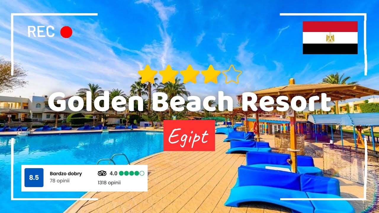 🇪🇬 Golden Beach Resort 4* Hurghada, Egipt  💜😍 Hotel Tour, plaża, all Inclusive #egipt #hurghada