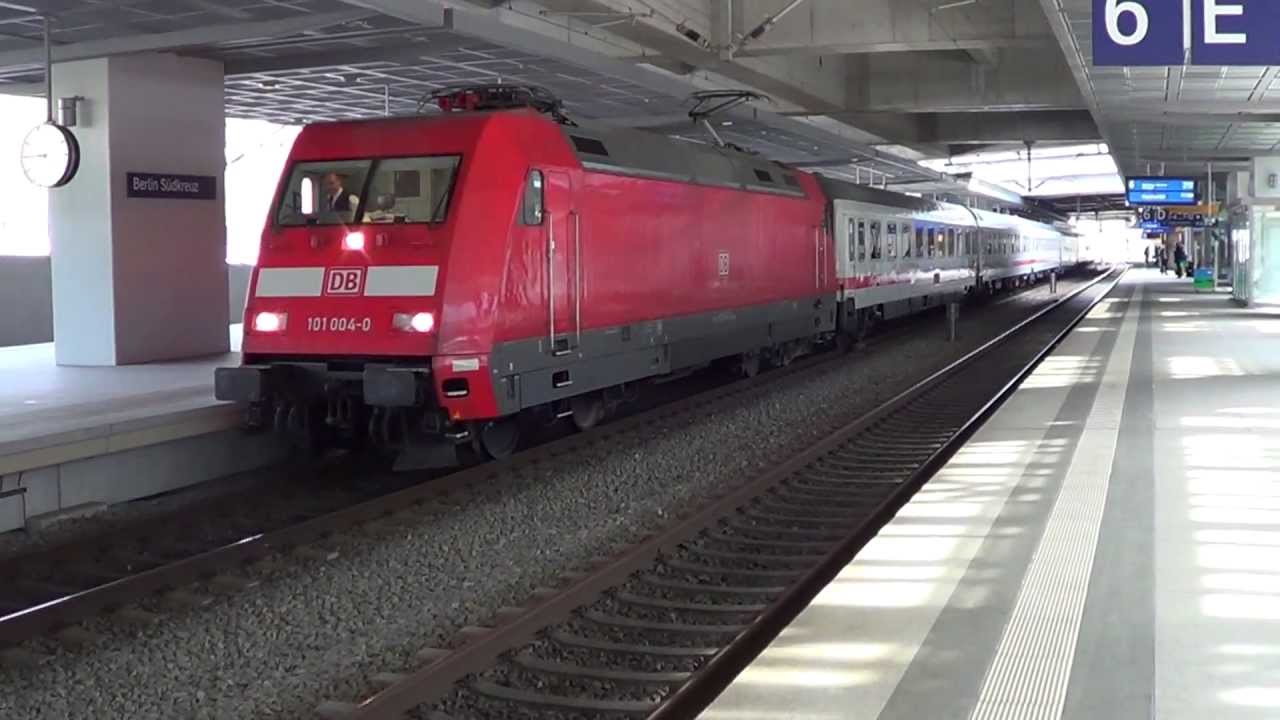 DB - Abfahrt Br 101 mit IC in Bln-S&uuml;dkreuz (GUTER SOUND!) [HD 1080p]
