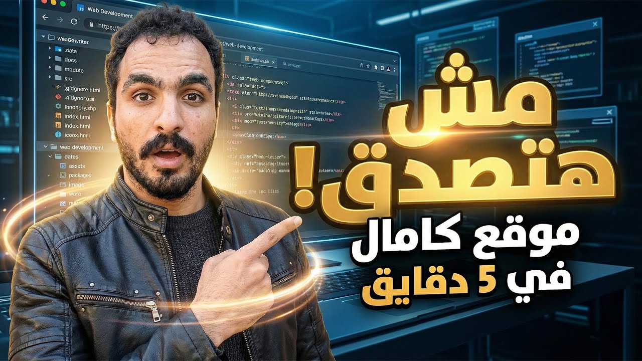 إزاي تعمل موقع كامل بالذكاء الاصطناعي في 5 دقايق 🚀 | شرح AutoCoder.cc