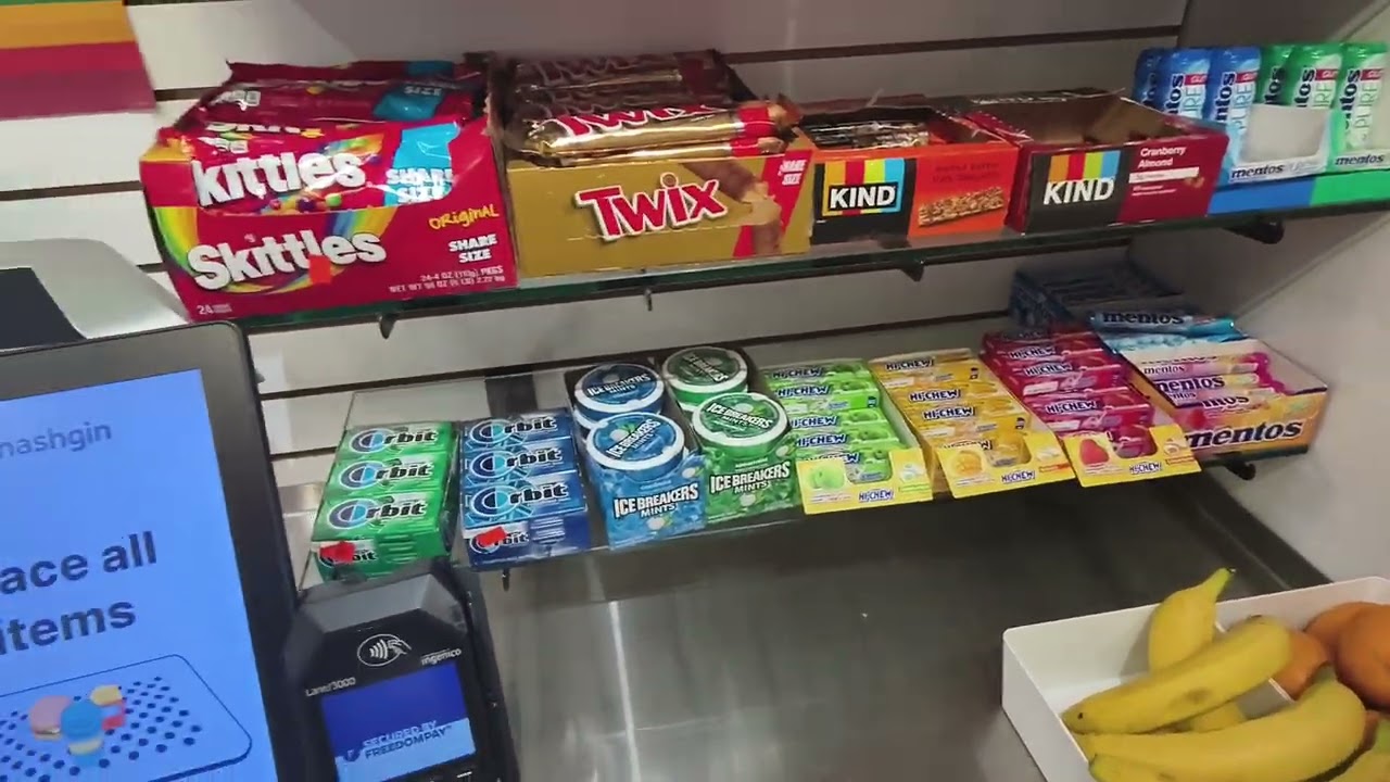 無人商店@Las Vegas airport 結帳買可樂