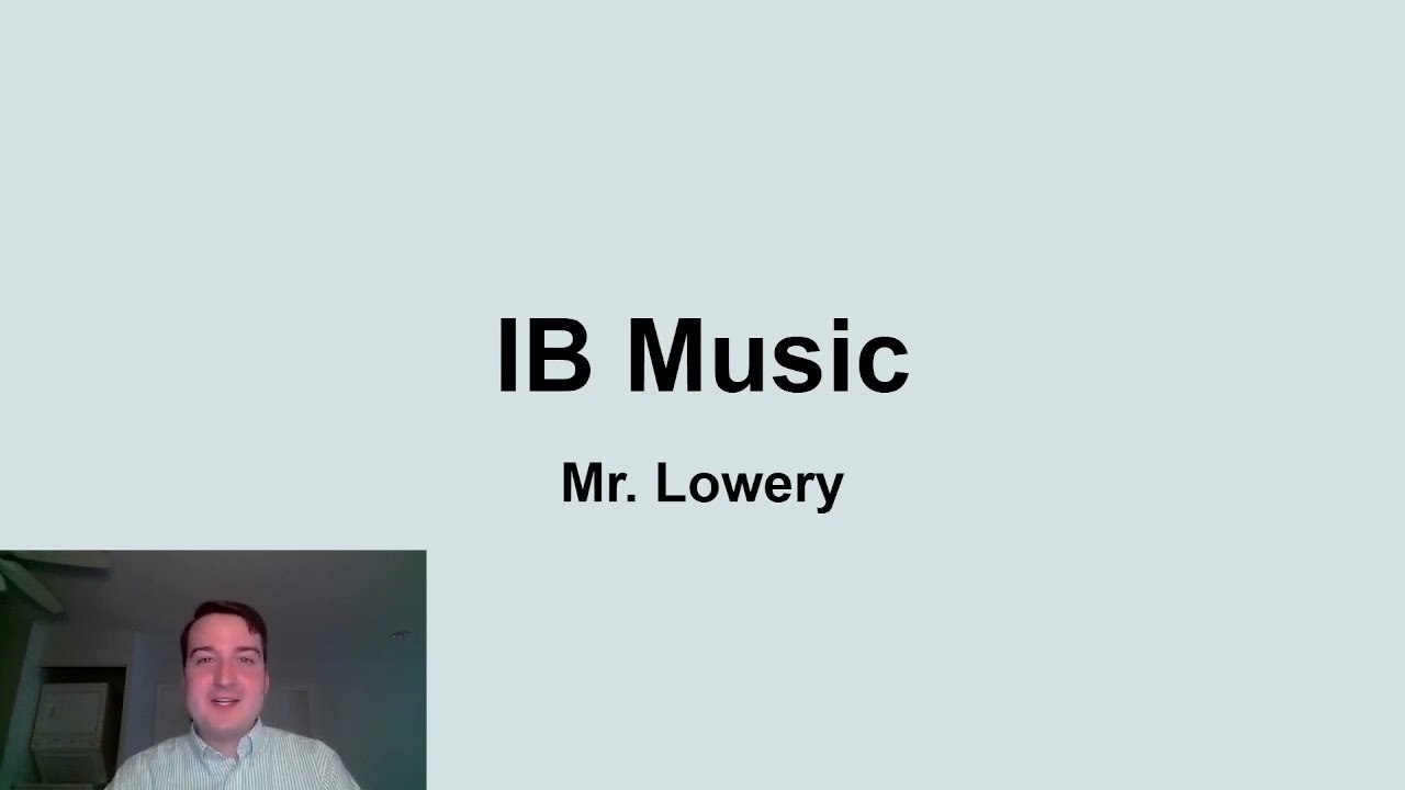All about IB Music