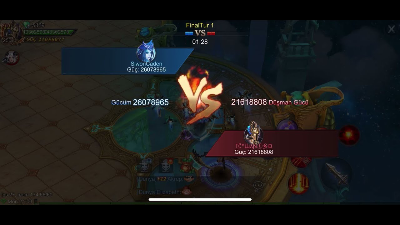 Goddess Primal Chaos @ WANTED 21.6M  vs SiwonCaden 26M İNCİNMİŞSİN 😁
