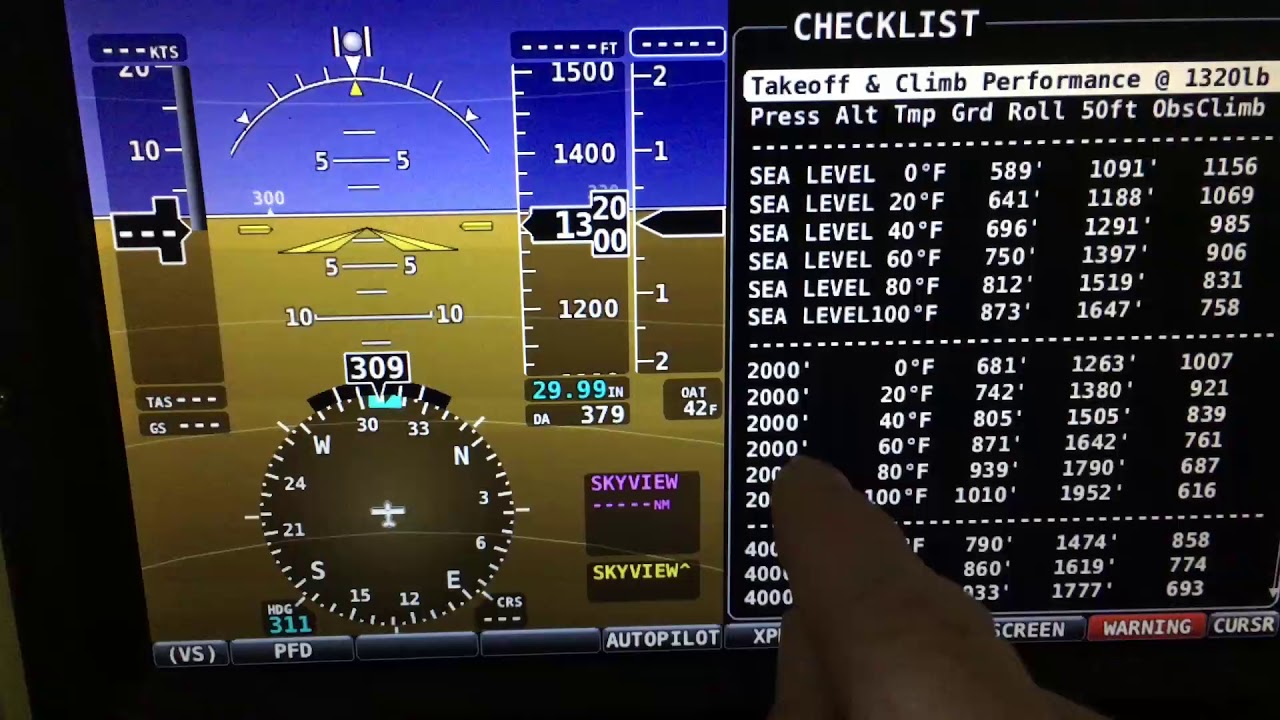 Dynon Skyview Checklist Maker Demo