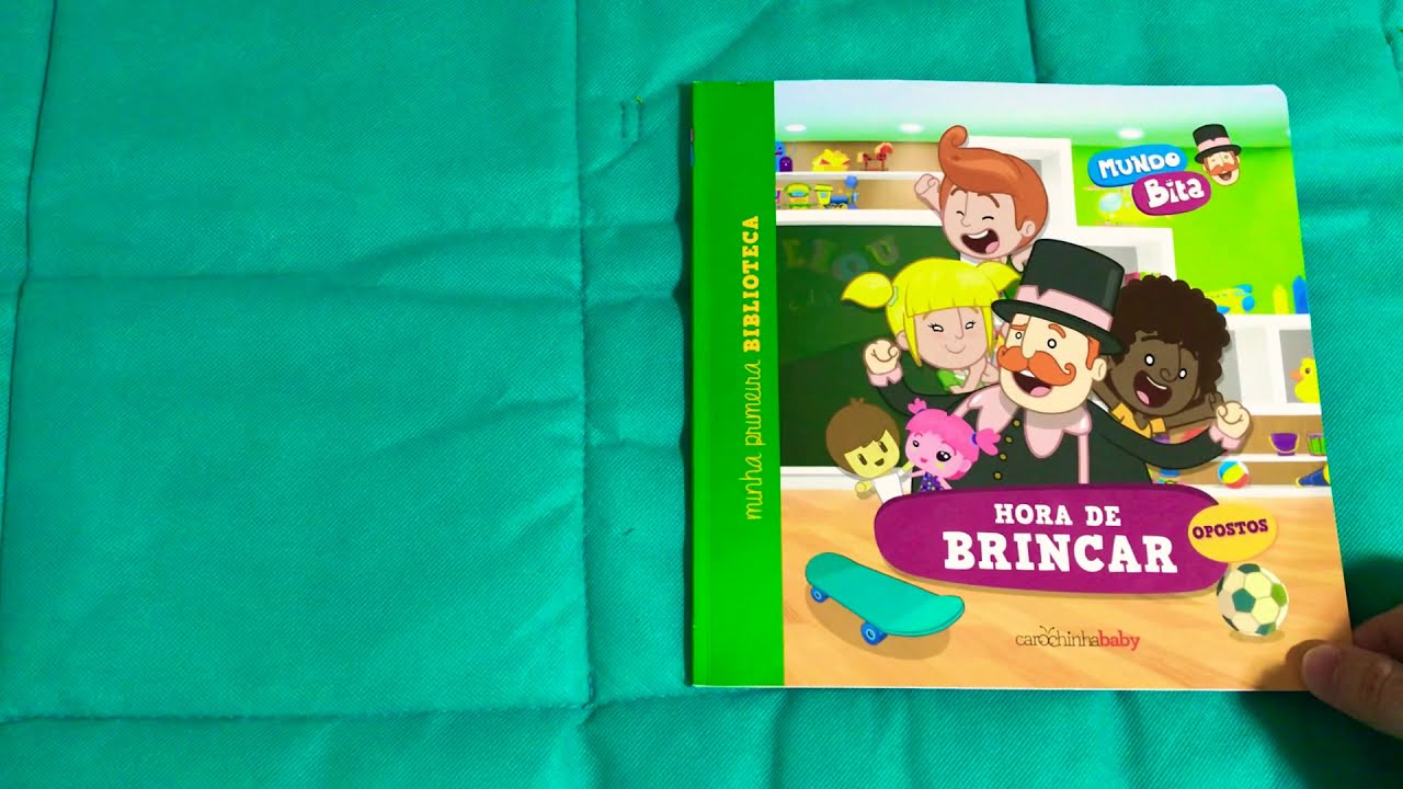 Leitura do livro Mundo Bita, Hora de Brincar, Opostos com o Tio Tat&aacute;