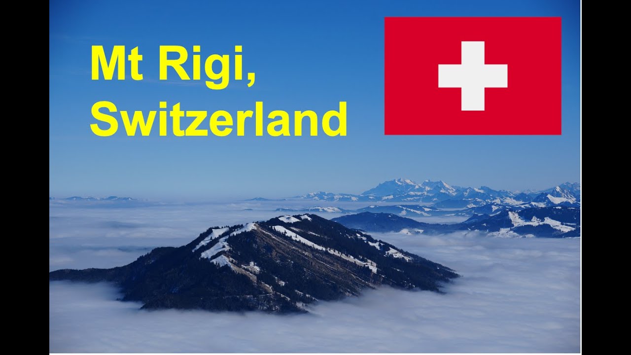 Up to snowy Mt Rigi, Switzerland for amazing views