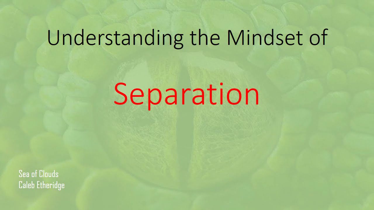 Understanding the Separation Mindset