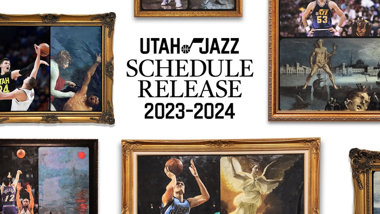 2023/24 Utah Jazz Schedule Release 🖼️👨&zwj;🎨 | UTAH JAZZ