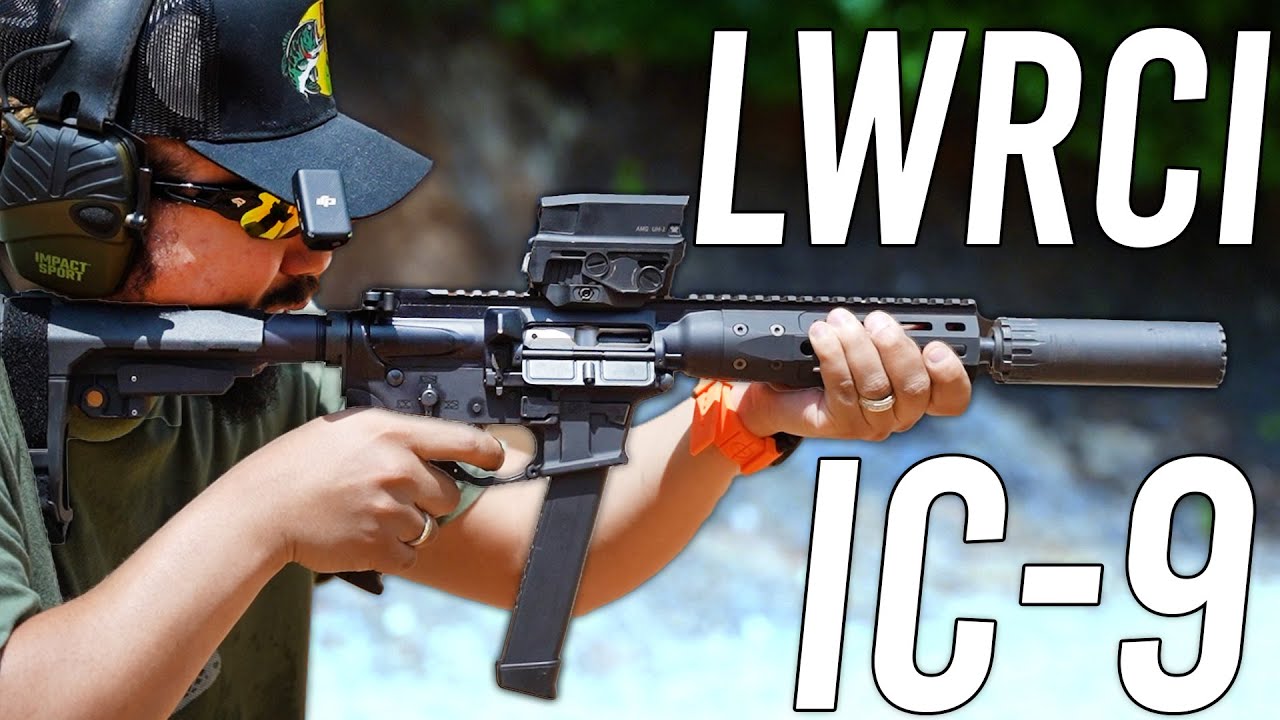 New LWRCI IC-9 First Shot ! The Ultimate Pistol Caliber Carbine PCC