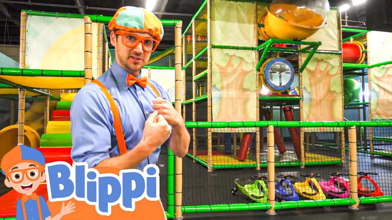 Blippi Visits an Indoor Playground (Kids' Club) | Educational Videos for Kids
