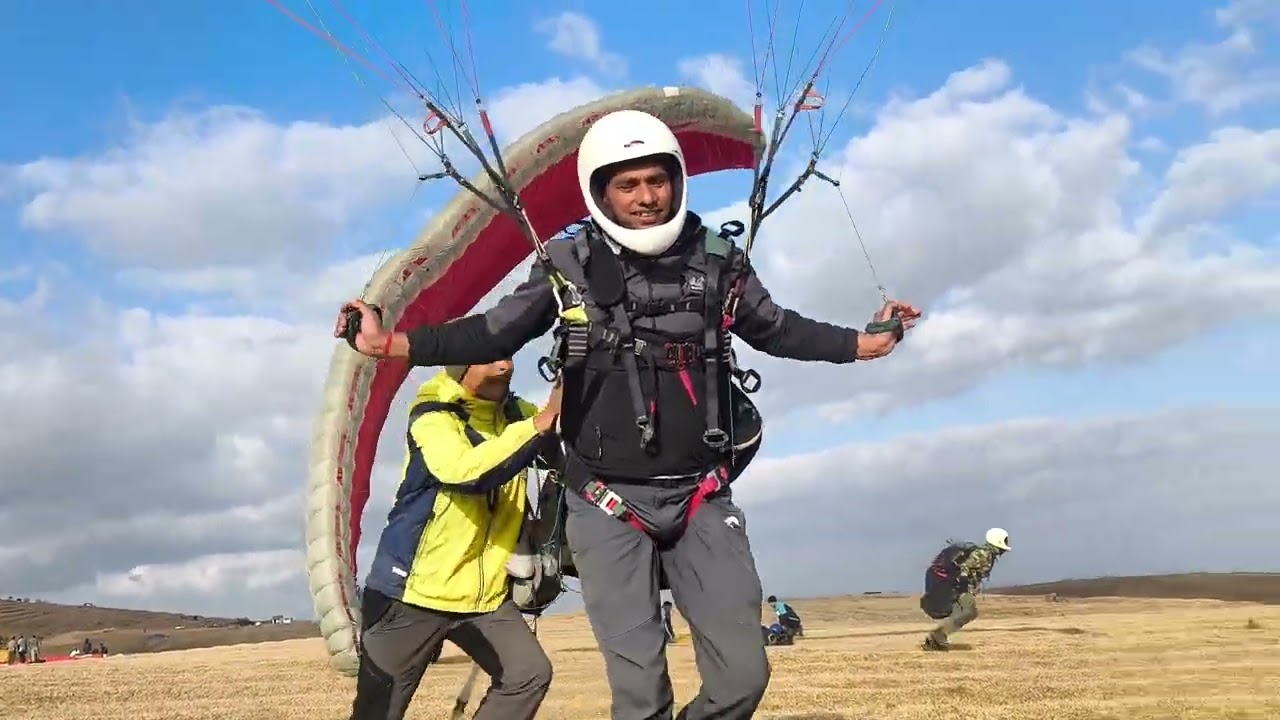 #paragliding intermediate course #day1 ground training #