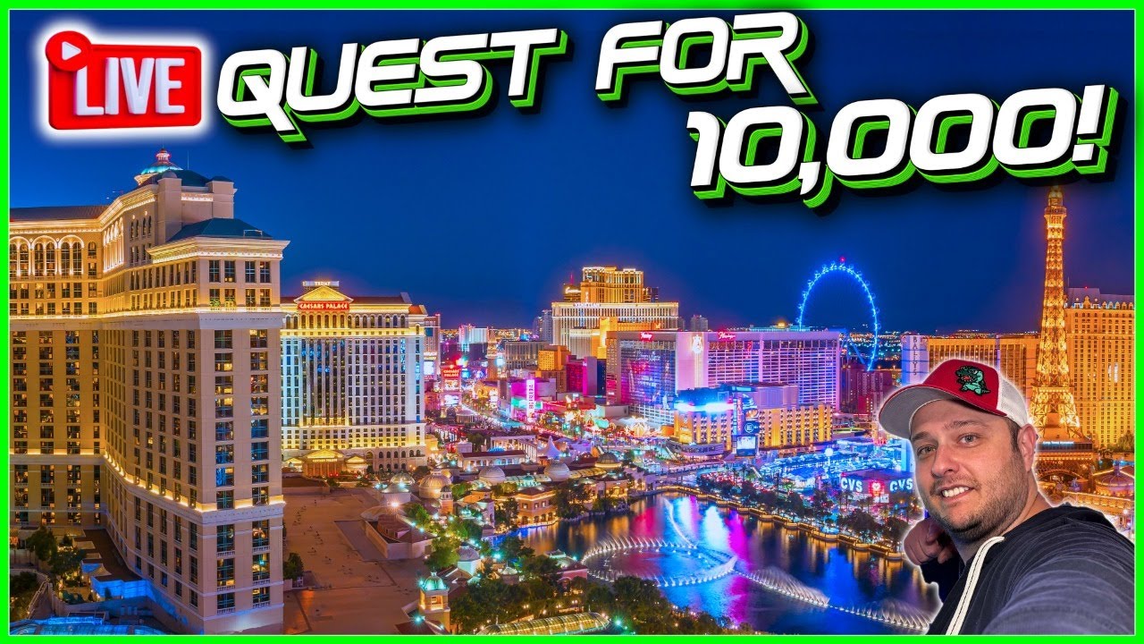 🟢 LIVE! My Quest For 10,000! Step With Me As We Casino Hop On The LAS VEGAS STRIP!