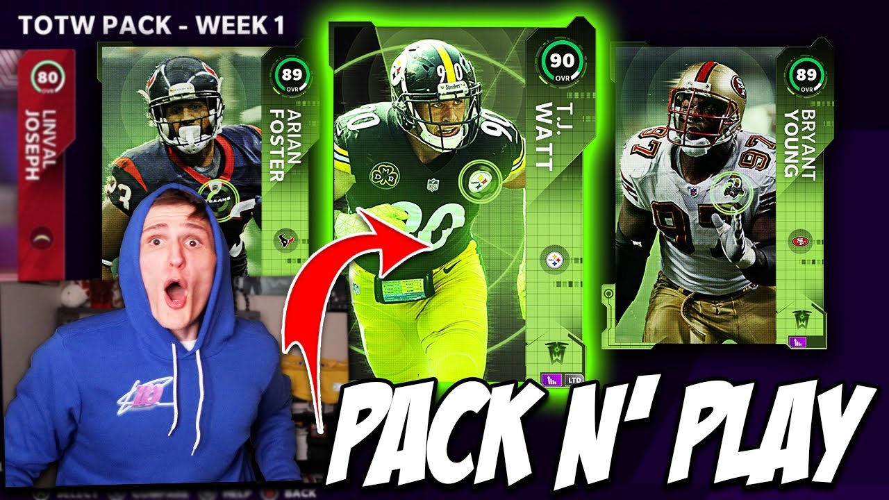 *INSANE* Team of the Week Pack And Play... - Madden 21 Ultimate Team