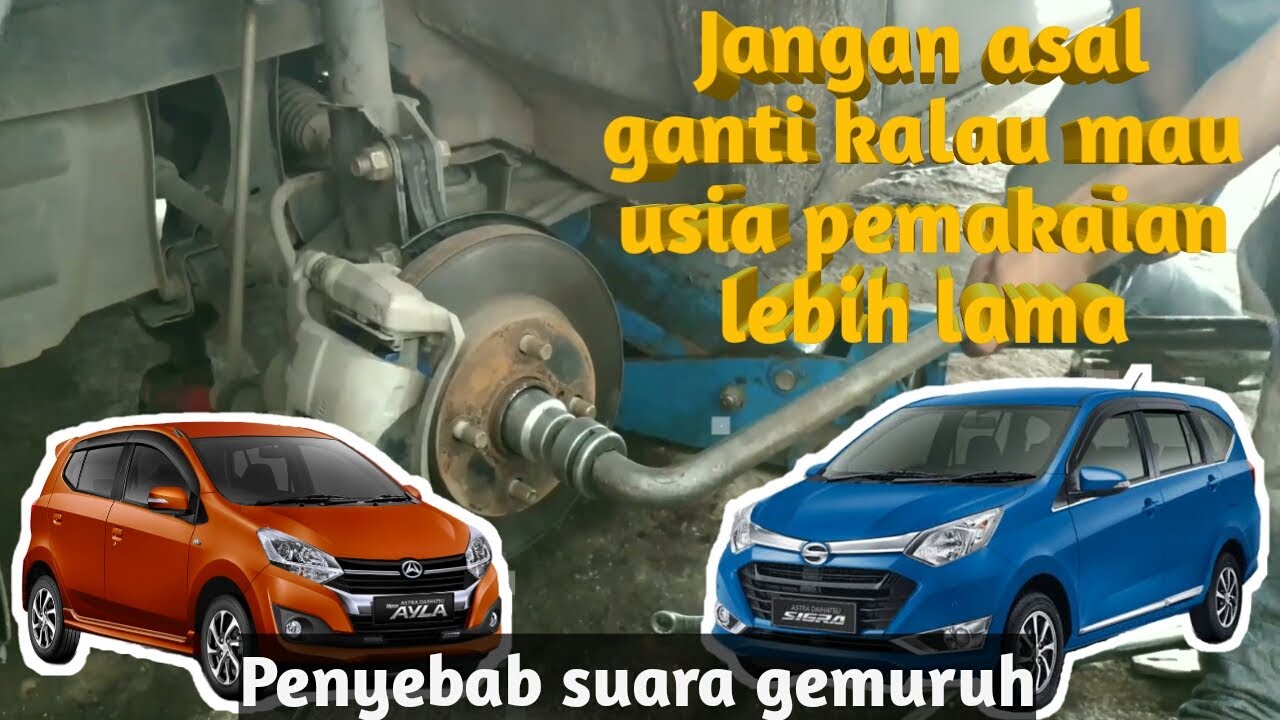 Cara ganti bearing depan mobil SIGRA/CALYA/AGYA/ & AYLA | jangan asal ganti.